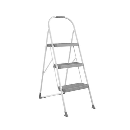 Cosco Cosco 47.6 in. H X 16.81 in. W X 2.91 in. D 225 lb. capacity 3 step Steel Folding Step Stool 11-448-WHG2